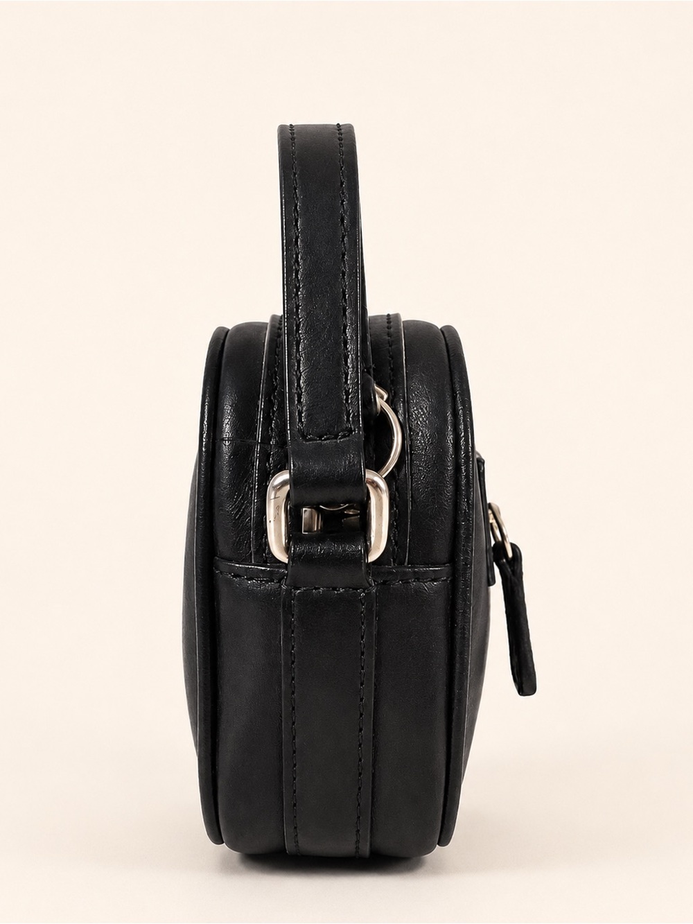 Coach Legacy West 9589 Black Leather Camera Crossbody Bag Vintage Y2K - Picture 3 of 9